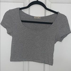 Grey croptop